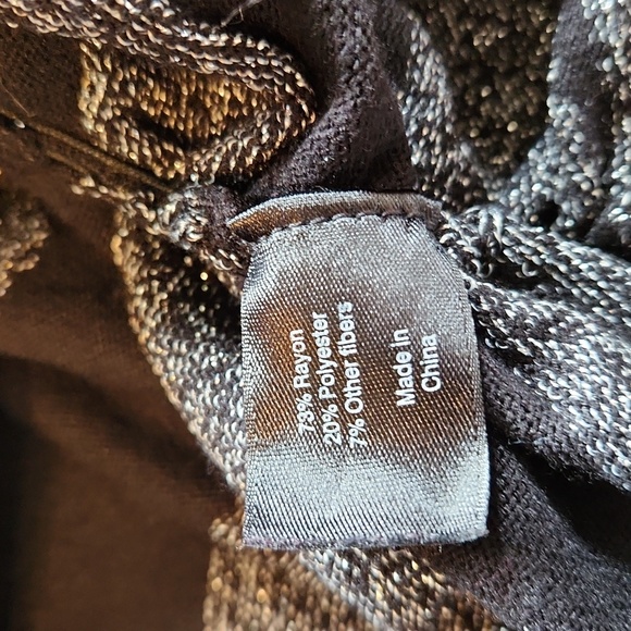 Lane Bryant Stripes Sweater with Rouched Sides - Picture 5 of 7